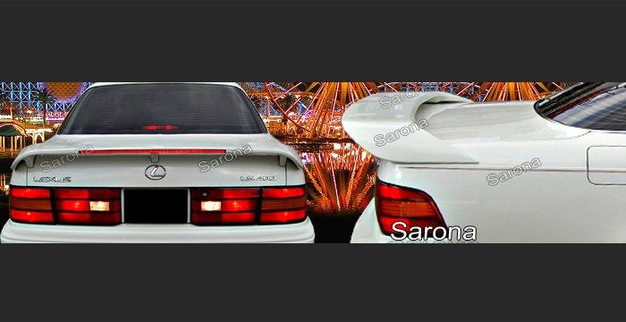 Custom Lexus LS400 Trunk Wing  Sedan (1990 - 1994) - $475.00 (Manufacturer Sarona, Part #LX-007-TW)